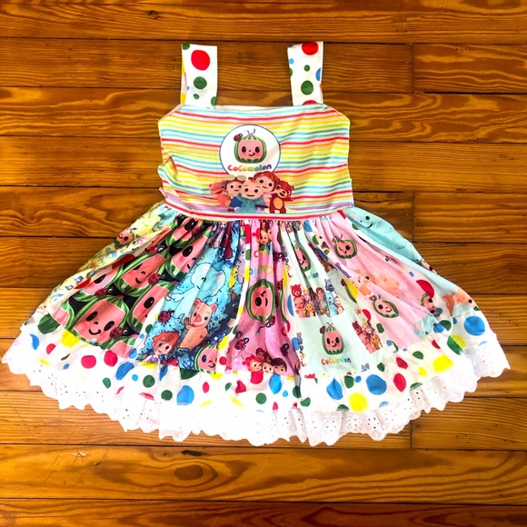 Cocomelon twirl dress NWT various sizes 😍😻 - Picture 1 of 5